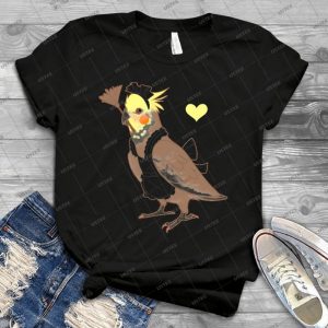 Cockatiel Maid 10 - Vintage Mens Shirt Tshirt For Women Classic Handmade Shirt Retro Graphic Tee