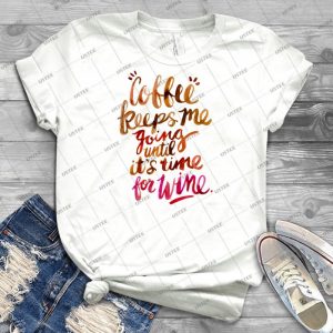 Coffee  Wine  Brown  Magenta Ombr 91 - Trending Shirt For Women Vintage Retro Tee For Men Kid's T-Shirt Handmade Shirt