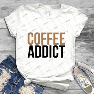 Coffee Addict 89 - Trending Shirt For Women Vintage Retro Tee For Men Kid's T-Shirt Handmade Shirt