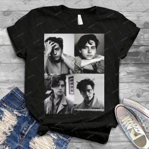 Cole Sprouse Collage B &Amp; W - Gift Idea Shirt For Men Tee For Women Classic Retro Vintage Graphic T-Shirt
