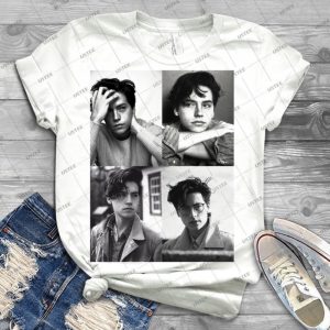 Cole Sprouse Collage B&W - Best Unisex Trending Handmade T-shirt Gift Idea For Men T-shirt For Woman