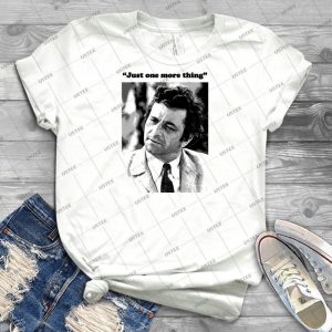 Columbo - Just One More Thing  72 - Vintage Men's Shirt Tshirt For Women Classic Handmade Shirt Retro Graphic Tee
