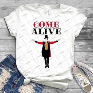 Come Alive- Full Color  76 - Vintage Men's Shirt Tshirt For Women Classic Handmade Shirt Retro Graphic Tee