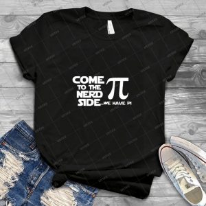 Come To The Nerd Side 76 - Vintage Mens Shirt Tshirt For Women Classic Handmade Shirt Retro Graphic Tee