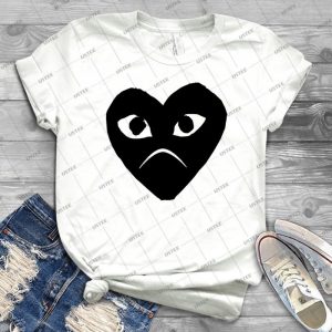 Comme Des Garconsplay - Vintage Men's Shirt Tshirt For Women Classic Handmade Shirt Retro Graphic Tee