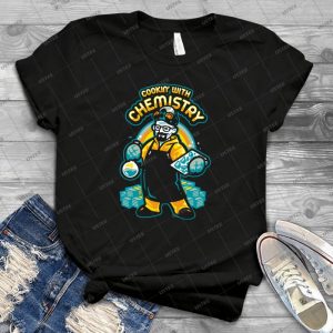 Cooking With Chemistry 57 - Vintage Mens Shirt Tshirt For Women Classic Handmade Shirt Retro Graphic Tee