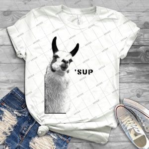 Cool Llama Is Cool - Gift Idea Shirt For Men Tee For Women Classic Retro Vintage Graphic T-Shirt