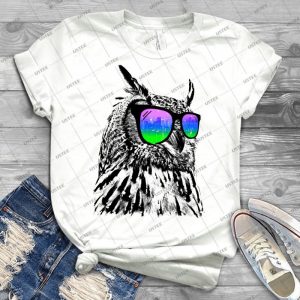 Cool Owl 3 - Vintage Men's Shirt Tshirt For Women Classic Handmade Shirt Retro Graphic Tee