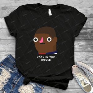 Cory In The House - White Text - - Vintage Mens Shirt Tshirt For Women Classic Handmade Shirt Retro Graphic Tee
