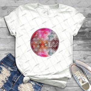Cosmic Flower Of Life 79 - Trending Shirt For Women Vintage Retro Tee For Men Kid's T-Shirt Handmade Shirt