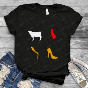 Cow Cape Hair Amp Slipper 66 - Vintage Mens Shirt Tshirt For Women Classic Handmade Shirt Retro Graphic Tee
