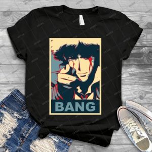 Cowboy Bebop-Bang-Spike Spiegel - Vintage Mens Shirt Tshirt For Women Classic Handmade Shirt Retro Graphic Tee