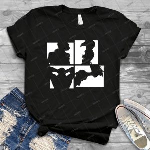 Cowboy Bebop Silhouettes - 2nd Color -- - Best Unisex Trending Handmade T-shirt Gift Idea For Men T-shirt For Woman