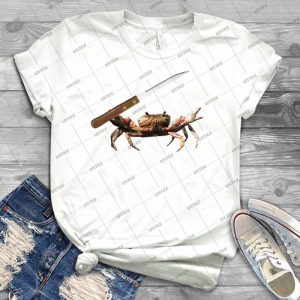 Crab Knife-One-Print - Gift Idea Shirt For Men Tee For Women Classic Retro Vintage Graphic T-Shirt