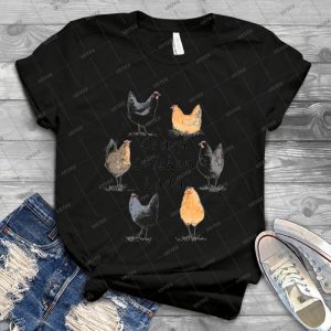 Crazy Chicken Lady 82 - Vintage Mens Shirt Tshirt For Women Classic Handmade Shirt Retro Graphic Tee