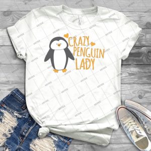Crazy Penguin Lady 7 - Trending Shirt For Women Vintage Retro Tee For Men Kid's T-Shirt Handmade Shirt