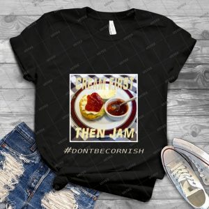 Cream First  63 - Vintage Mens Shirt Tshirt For Women Classic Handmade Shirt Retro Graphic Tee