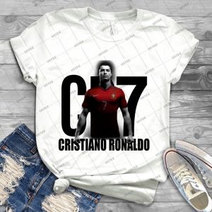 Cristiano Ronaldo Portugal Cr7 - Best Unisex Trending Handmade T-shirt Gift Idea For Men T-shirt For Woman