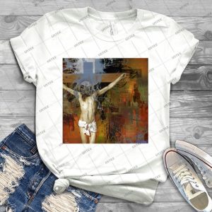 Crucifixion 6 - Vintage Men's Shirt Tshirt For Women Classic Handmade Shirt Retro Graphic Tee