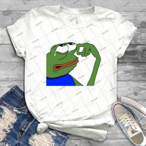 Crying Pepe The Frog Meme - Gift Idea Shirt For Men Tee For Women Classic Retro Vintage Graphic T-Shirt
