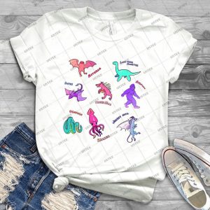 Cryptid Sighted 71 - Trending Shirt For Women Vintage Retro Tee For Men Kid's T-Shirt Handmade Shirt