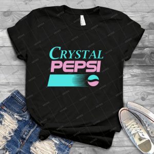 Crystal Pepsi Logo 32 - Trending Shirt For Women Vintage Retro Tee For Men Kid's T-Shirt Handmade Shirt