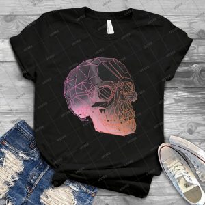 Crystal Skull 4 - Vintage Mens Shirt Tshirt For Women Classic Handmade Shirt Retro Graphic Tee