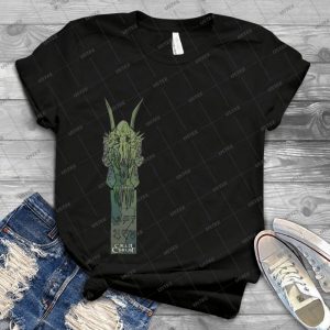 Cthulhu Statue - Art By Andrey Fetisov 9 - Vintage Mens Shirt Tshirt For Women Classic Handmade Shirt Retro Graphic Tee