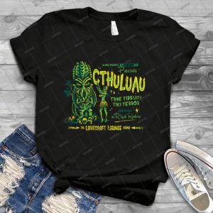 Cthuluau 91 - Vintage Mens Shirt Tshirt For Women Classic Handmade Shirt Retro Graphic Tee