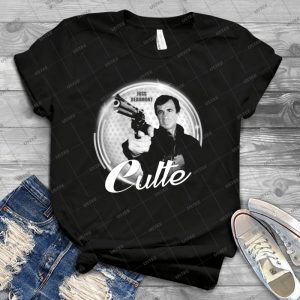 Culte Belmondo - Vintage Mens Shirt Tshirt For Women Classic Handmade Shirt Retro Graphic Tee