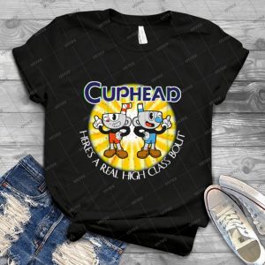 Cuphead & Mugman 26 - Gift Idea Shirt For Men Tee For Women Classic Retro Vintage Graphic T-Shirt