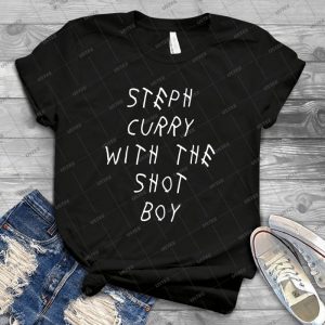 Curry Drake Shot - White - - Gift Idea Shirt For Men Tee For Women Classic Retro Vintage Graphic T-Shirt
