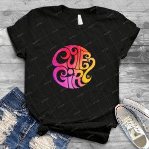 Cute Girl 84 - Vintage Mens Shirt Tshirt For Women Classic Handmade Shirt Retro Graphic Tee