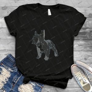 Cute Little French Bulldog Low Poly - Best Unisex Trending Handmade T-shirt Gift Idea For Men T-shirt For Woman