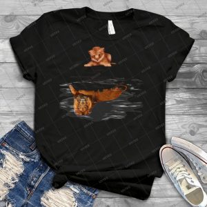 Cute Little Simba And The Big Old Lion King Reflection 83 - Trending Shirt For Women Vintage Retro Tee For Men Kid's T-Shirt Handmade Shirt