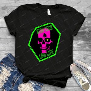 Cyberpunk- High Tech- Low Life- 75 - Gift Idea Shirt For Men Tee For Women Classic Retro Vintage Graphic T-Shirt