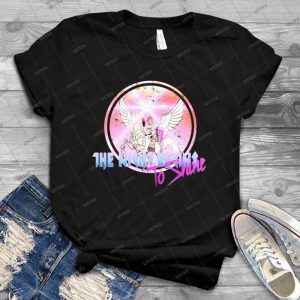 Cyborg -Night Begins To Shine 88 - Vintage Mens Shirt Tshirt For Women Classic Handmade Shirt Retro Graphic Tee