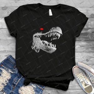 Cyborg T-Rex 16 - Trending Shirt For Women Vintage Retro Tee For Men Kid's T-Shirt Handmade Shirt