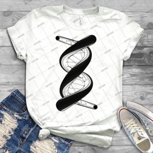 Cycling Is In My Dna 22 - Vintage Men's Shirt Tshirt For Women Classic Handmade Shirt Retro Graphic Tee