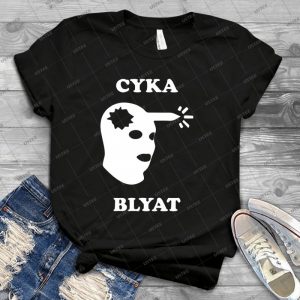 Cyka Blyat - White - - Best Unisex Trending Handmade T-shirt Gift Idea For Men T-shirt For Woman