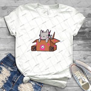 D-Cat T Shirt - Gift Idea Shirt For Men Tee For Women Classic Retro Vintage Graphic T-Shirt