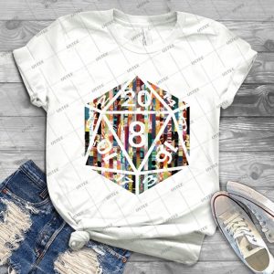 D20 T Shirt - Gift Idea Shirt For Men Tee For Women Classic Retro Vintage Graphic T-Shirt