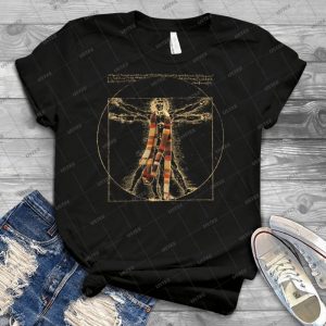 Da Vinci Meets The Doctor - Dark Colors - 13 - Best Unisex Trending Handmade T-shirt Gift Idea For Men T-shirt For Woman