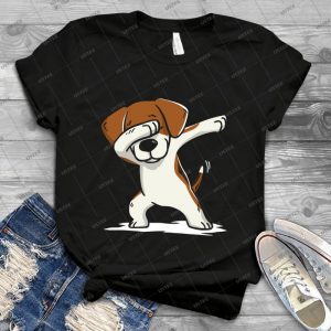 Dabbing Beagle Funny - Vintage Mens Shirt Tshirt For Women Classic Handmade Shirt Retro Graphic Tee