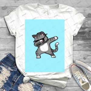 Dabbing Cat Funny Hip Hop T-Shirt - Best Unisex Trending Handmade T-shirt Gift Idea For Men T-shirt For Woman
