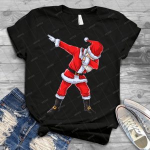 Dabbing Santa T Shirt Claus Christmas Funny Dab X-Mas Gifts - Gift Idea Shirt For Men Tee For Women Classic Retro Vintage Graphic T-Shirt