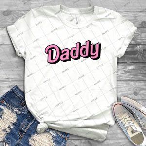 Daddy - Pink - - Gift Idea Shirt For Men Tee For Women Classic Retro Vintage Graphic T-Shirt