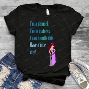 Damsel In Distress - Best Unisex Trending Handmade T-shirt Gift Idea For Men T-shirt For Woman