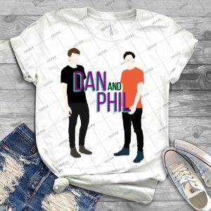 Dan Howell And Phil Lester - Best Unisex Trending Handmade T-shirt Gift Idea For Men T-shirt For Woman