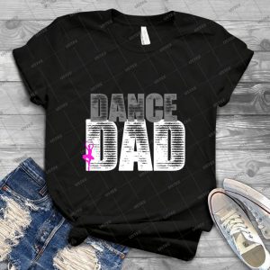 Dance Dad With Ballerina - Gift Idea Shirt For Men Tee For Women Classic Retro Vintage Graphic T-Shirt